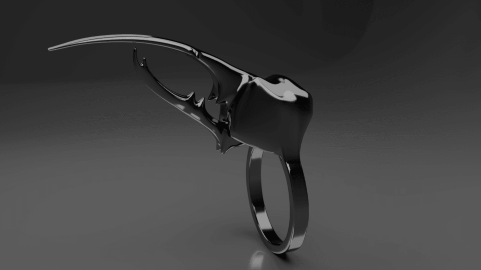 Anillo Escarabajo Rino